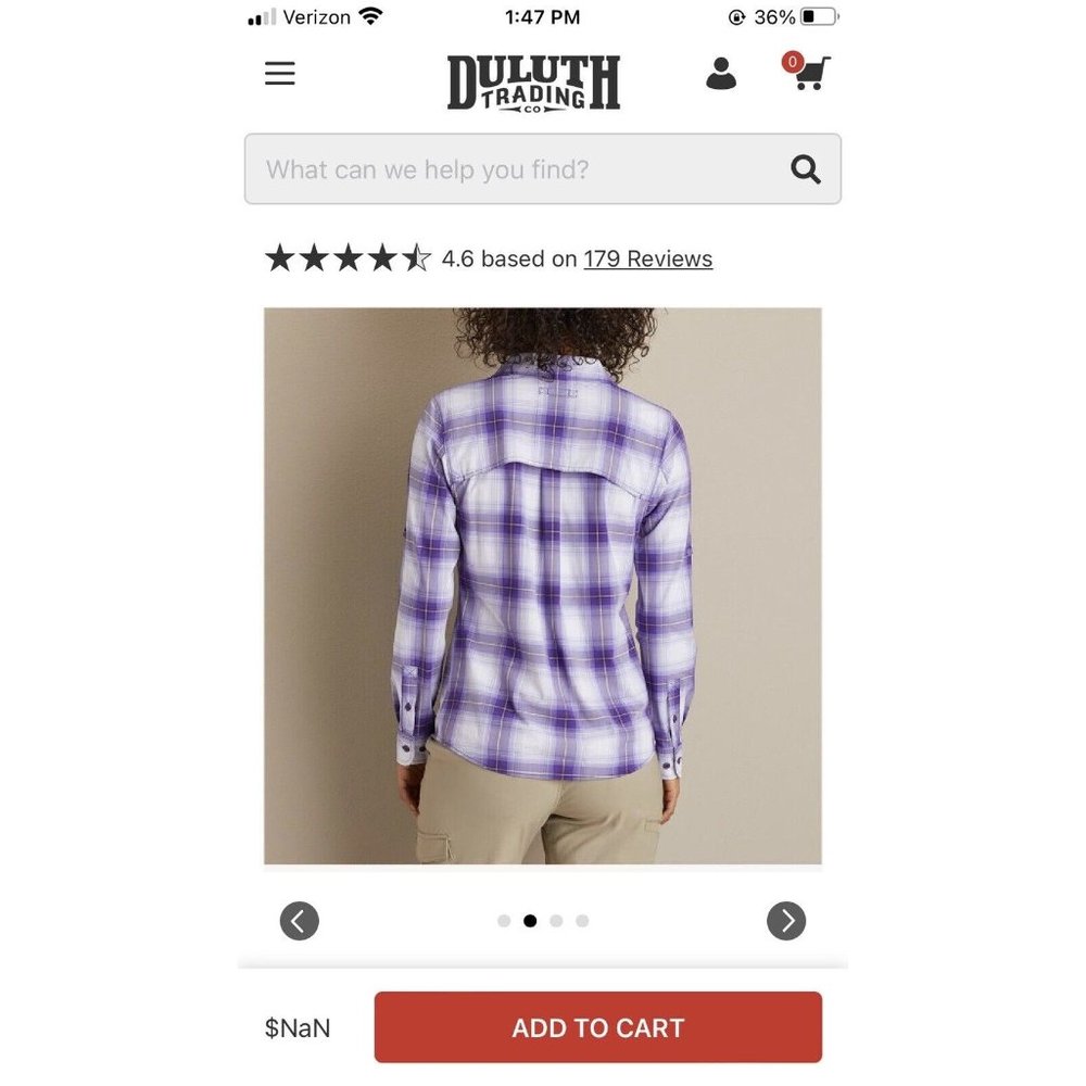 Duluth Trading Co Womens DuluthFlex Sidewinder Long Sleeve Shirt Medium - Picture 10 of 10